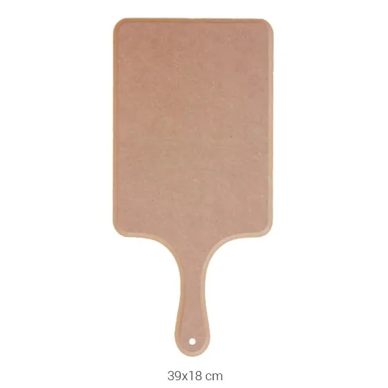 L123 Dikdörtgen Sunumluk Ahşap Boyanabilir Obje