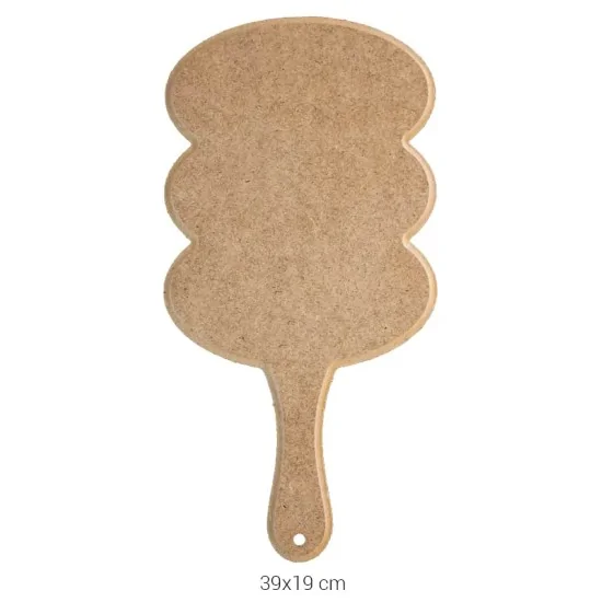 L369 Sunumluk Ahşap Boyanabilir Obje