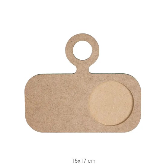 L384 Sunumluk Ahşap Boyanabilir Obje