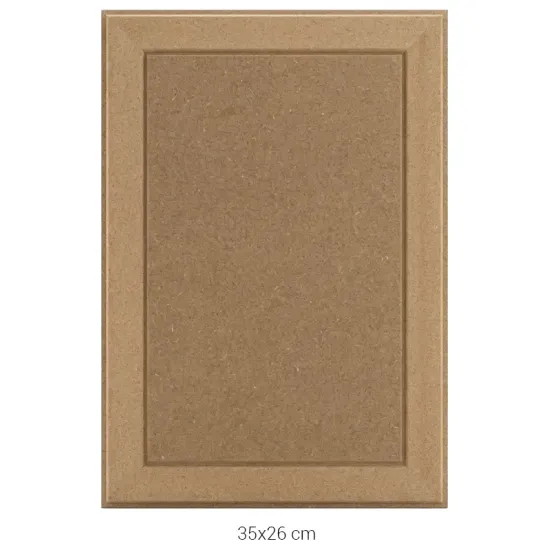 PA242 Kalın A4 Pano Ahşap Boyanabilir Obje