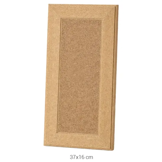 PA243 Kalın Uzun Pano Ahşap Boyanabilir Obje