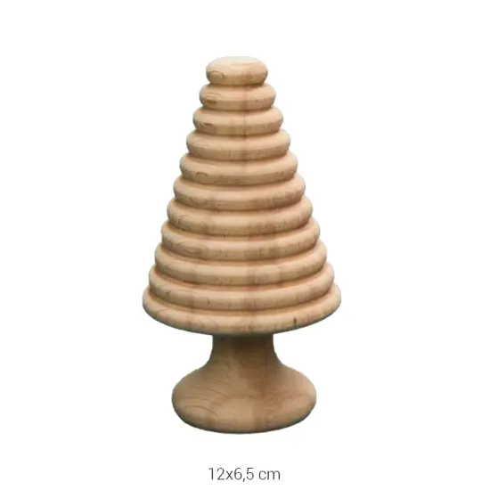 PD23 Ağaç 12 cm Ahşap Boyanabilir Obje