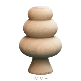 PD24 Ağaç 12.5 cm Ahşap Boyanabilir Obje