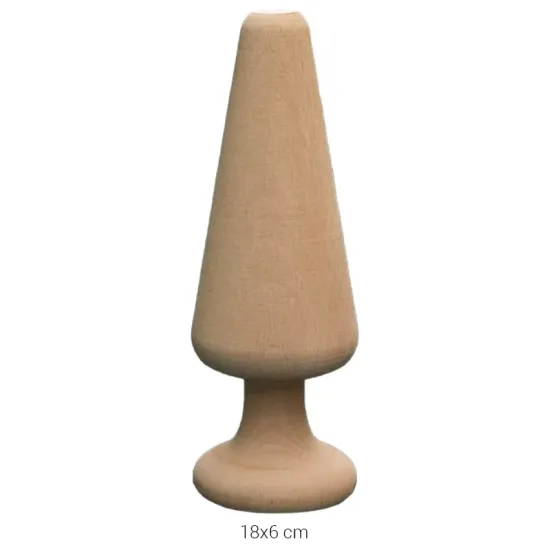 PD26 Ağaç 18 cm Ahşap Boyanabilir Obje