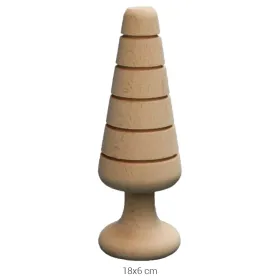 PD27 Ağaç 18 cm Ahşap Boyanabilir Obje