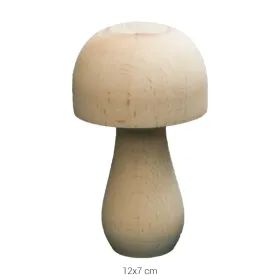 PD34 Mantar 12 cm Ahşap Boyanabilir Obje