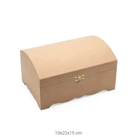 SA418 Bombe Sandık Ahşap Boyanabilir Obje