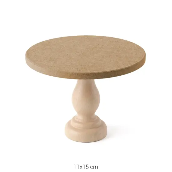 SN25 (K) Sunumluk Ahşap Boyanabilir Obje