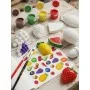 BS003 Tropikal Meyveler Mini Akrilik Boyama Seti - Çocuklar için Boyama Seti