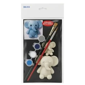 BS010 Yavru Fil Mini Akrilik Boyama Seti - Çocuklar için Boyama Seti