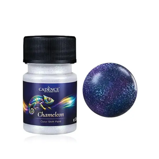 CHM04 Chameleon Renk Değiştiren Metalik Boya 30ML (Kırmızı-Mor-Mavi)