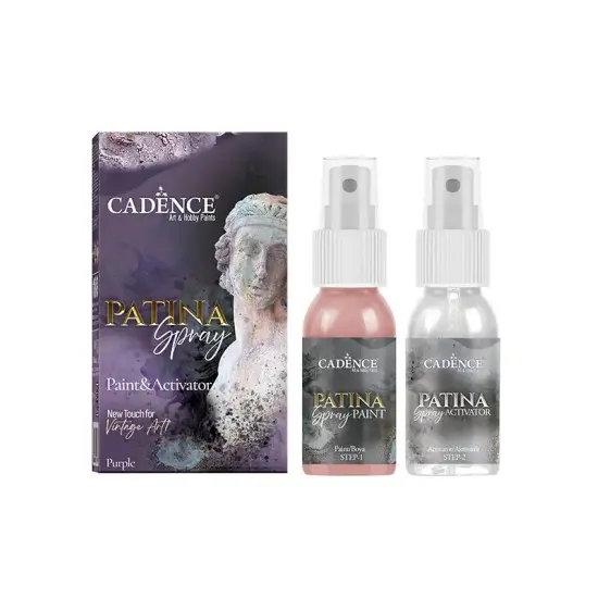 Patina Sprey Mor Eskitme Sprey Seti 50+50 ML
