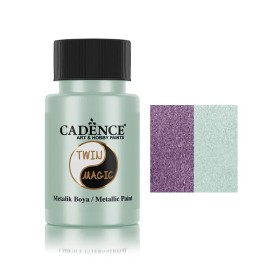 TM01 Açık Yeşil - Kırmızı Twin Magic Metalik Boya 50ML