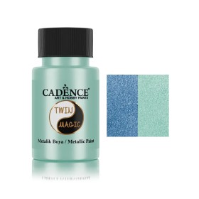 TM11 Mavi - Yeşil Twin Magic Metalik Boya 50ML
