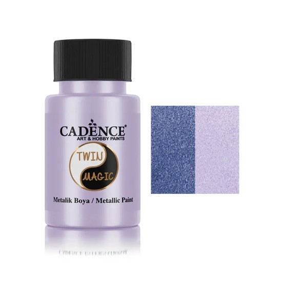 TM12 Mavi - Mor Twin Magic Metalik Boya 50ML