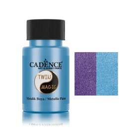 TM13 Mor - Mavi Twin Magic Metalik Boya 50ML