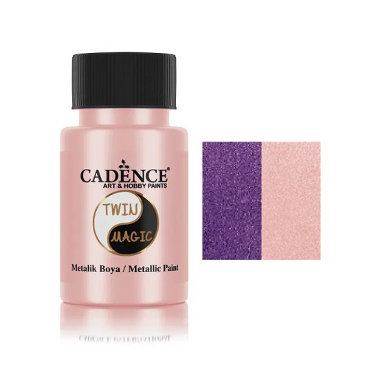 TM14 Mor - Şeftali Twin Magic Metalik Boya 50ML