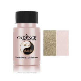 TM15 Altın - Gül Pembe Twin Magic Metalik Boya 50ML