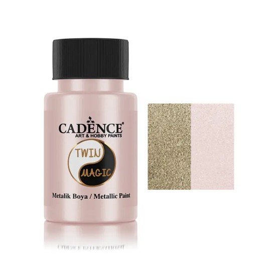 TM15 Altın - Gül Pembe Twin Magic Metalik Boya 50ML