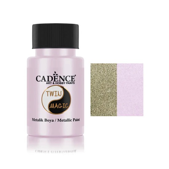 TM17 Altın - Gül Pembe Twin Magic Metalik Boya 50ML