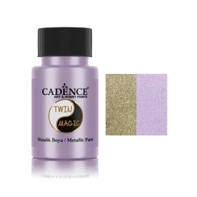 TM18 Altın - Mor Twin Magic Metalik Boya 50ML