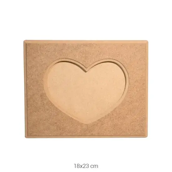 ÇER131 Küçük Resim Çerçevesi Ahşap Boyanabilir Obje