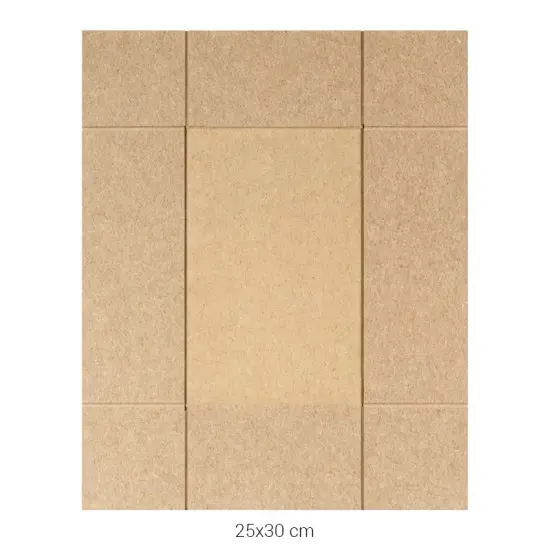 ÇER134 Büyük Resim Çerçevesi Ahşap Boyanabilir Obje