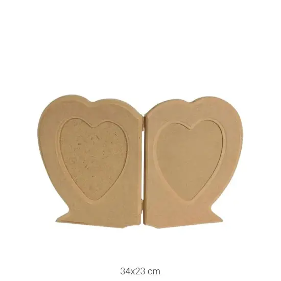 ÇER138 Kalpli Menteşeli Resim Çerçevesi Ahşap Boyanabilir Obje