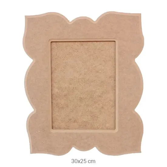 ÇER147 Büyük Resim Çerçevesi Ahşap Boyanabilir Obje