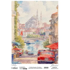 DS01 Sevgili İstanbul Cadence Pirinç Dekopaj Kağıdı 30X42cm