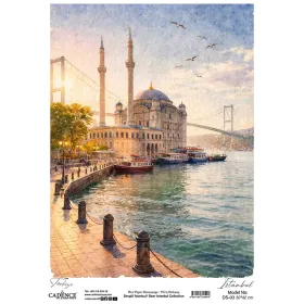 DS03 Sevgili İstanbul Cadence Pirinç Dekopaj Kağıdı 30X42cm