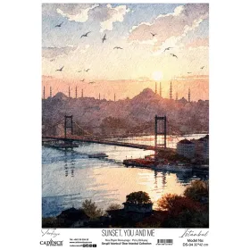 DS04 Sevgili İstanbul Cadence Pirinç Dekopaj Kağıdı 30X42cm