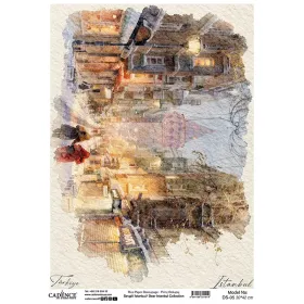 DS05 Sevgili İstanbul Cadence Pirinç Dekopaj Kağıdı 30X42cm