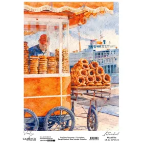 DS07 Sevgili İstanbul Cadence Pirinç Dekopaj Kağıdı 30X42cm