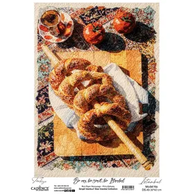 DS10 Sevgili İstanbul Cadence Pirinç Dekopaj Kağıdı 30X42cm