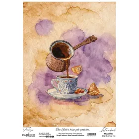 DS11 Sevgili İstanbul Cadence Pirinç Dekopaj Kağıdı 30X42cm