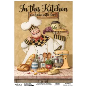 MG02 Mini Gurme Cadence Pirinç Dekopaj Kağıdı 30X42cm