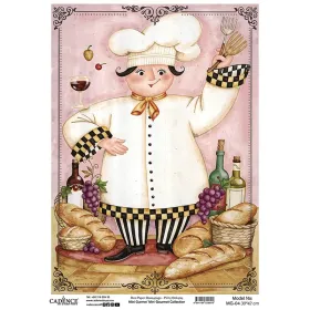 MG04 Mini Gurme Cadence Pirinç Dekopaj Kağıdı 30X42cm