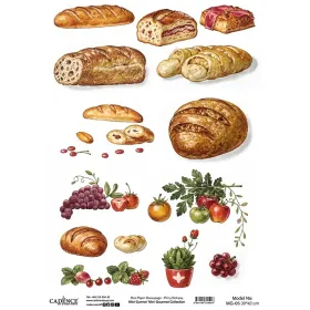 MG05 Mini Gurme Cadence Pirinç Dekopaj Kağıdı 30X42cm