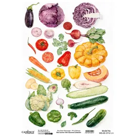 MG06 Mini Gurme Cadence Pirinç Dekopaj Kağıdı 30X42cm