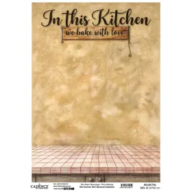 MG10 Mini Gurme Cadence Pirinç Dekopaj Kağıdı 30X42cm