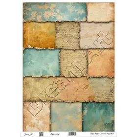 Model 1963 DreamArt Pirinç Dekopaj Kağıdı