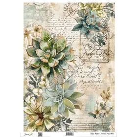 Model 1968 DreamArt Pirinç Dekopaj Kağıdı