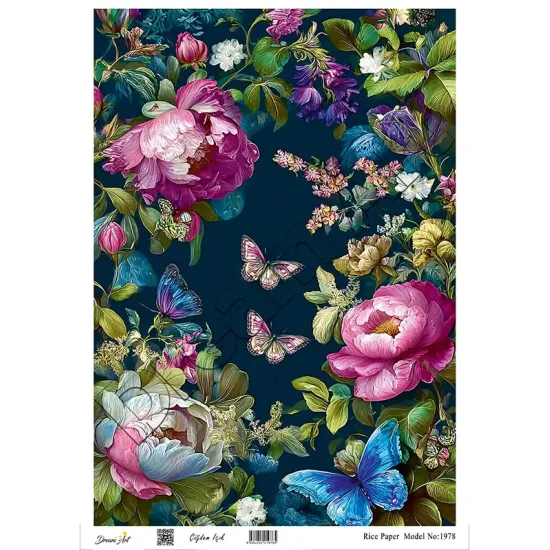 Model 1978 DreamArt Pirinç Dekopaj Kağıdı