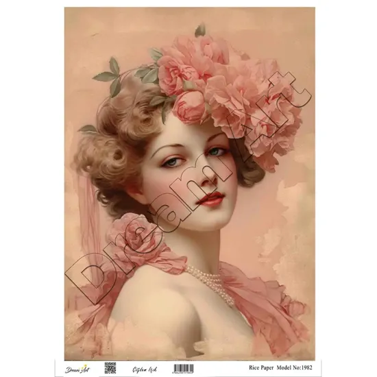 Model 1982 DreamArt Pirinç Dekopaj Kağıdı