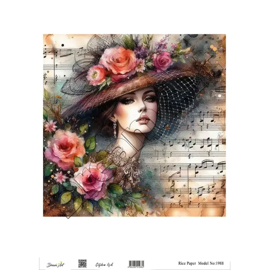 Model 1988 DreamArt Pirinç Dekopaj Kağıdı