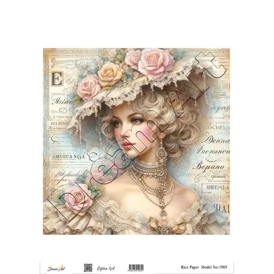 Model 1989 DreamArt Pirinç Dekopaj Kağıdı