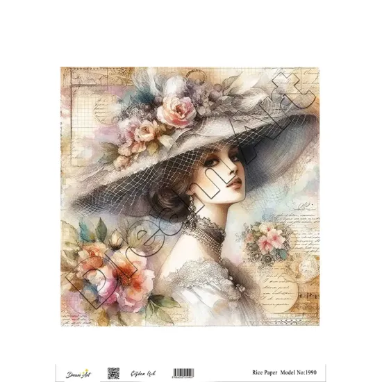 Model 1990 DreamArt Pirinç Dekopaj Kağıdı