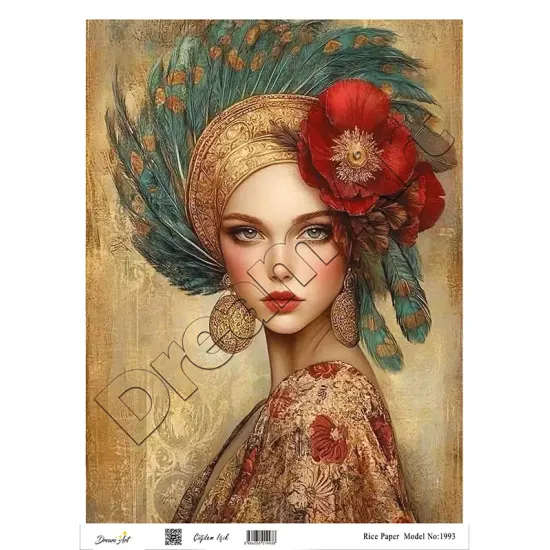 Model 1993 DreamArt Pirinç Dekopaj Kağıdı