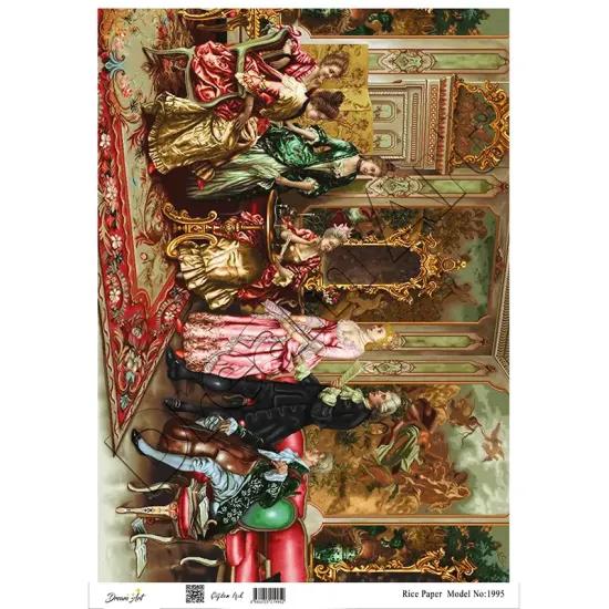 Model 1995 DreamArt Pirinç Dekopaj Kağıdı